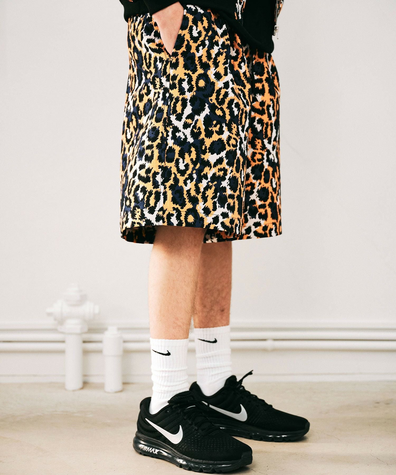 MEN】ギンガムチェックジャガード織ショートパンツ*ピンク*＜NMS1