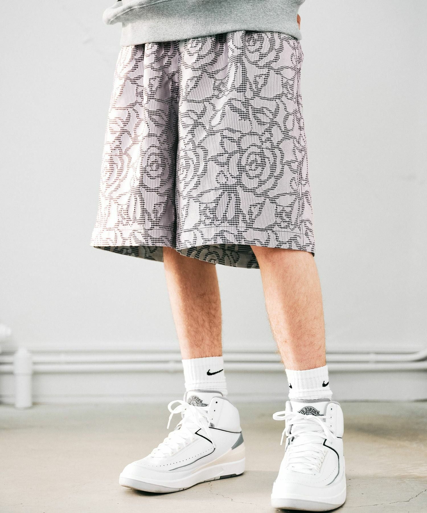 MEN】ギンガムチェックジャガード織ショートパンツ*ピンク*＜NMS1