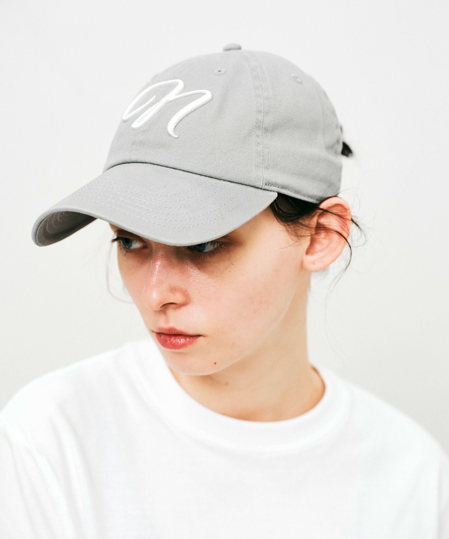 クラシックNロゴ立体刺繍キャップ*グレー*＜NM-UCAP02＞ | NOISE MAKER