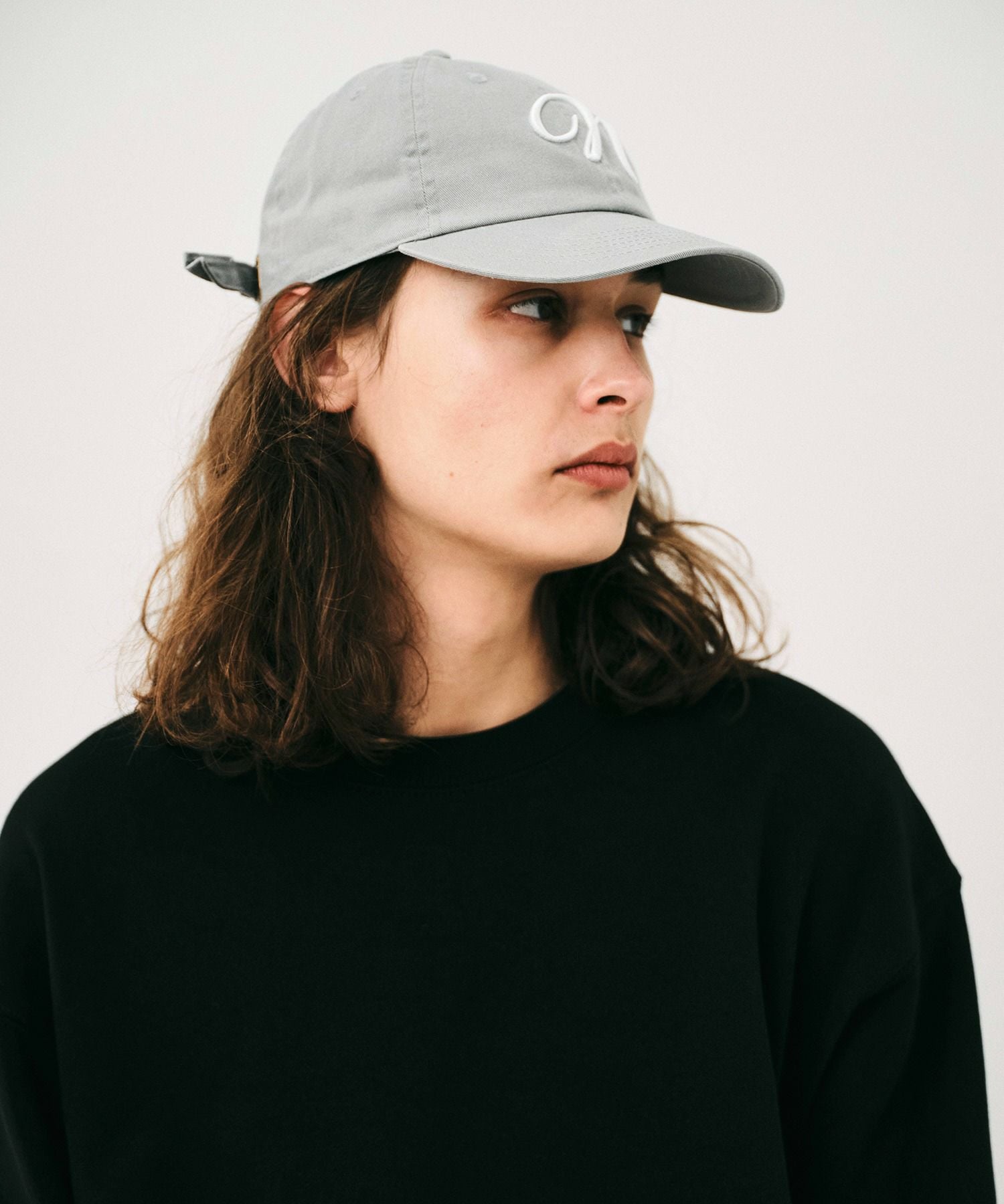 クラシックNロゴ立体刺繍キャップ*グレー*＜NM-UCAP02＞ | NOISE MAKER